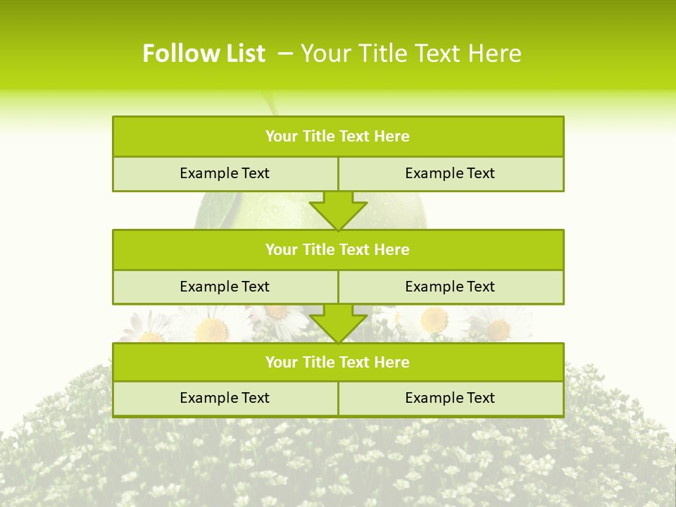Vein Fruit Single PowerPoint Template