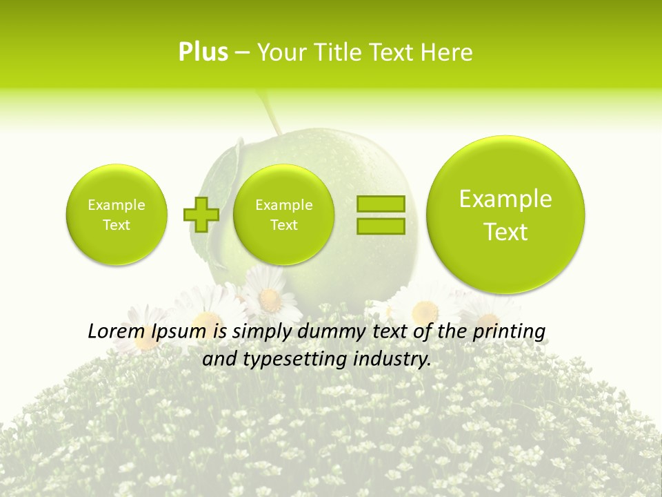 Vein Fruit Single PowerPoint Template