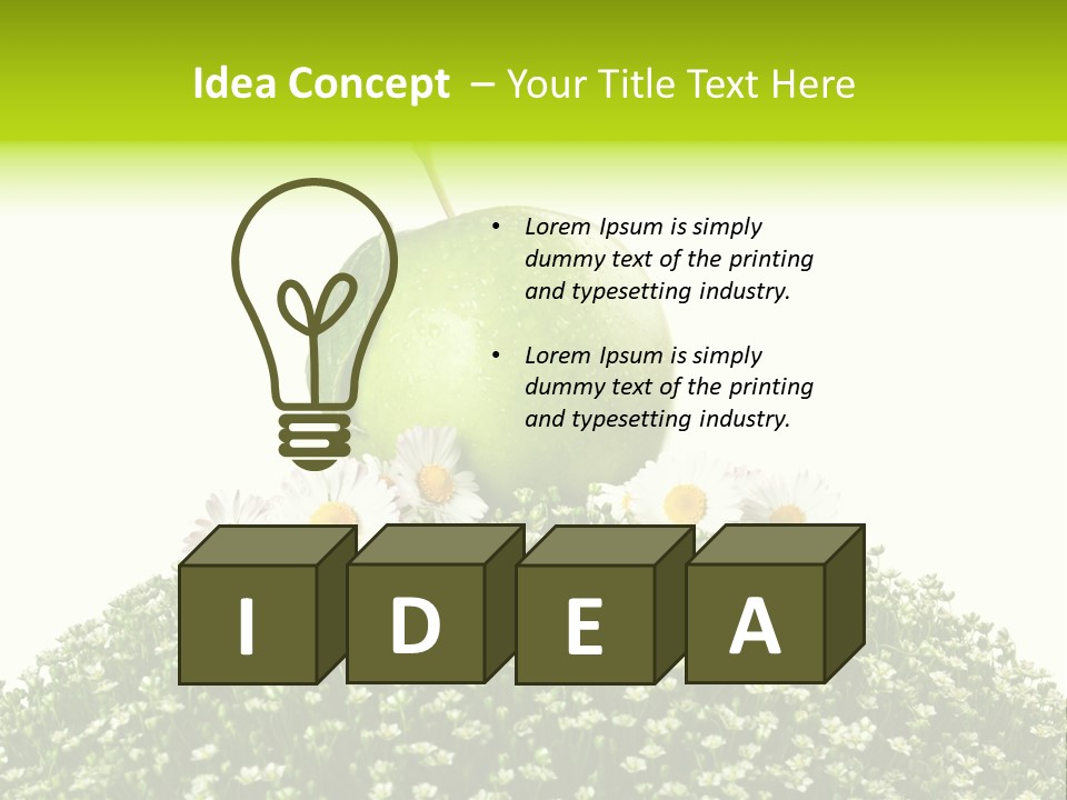 Vein Fruit Single PowerPoint Template