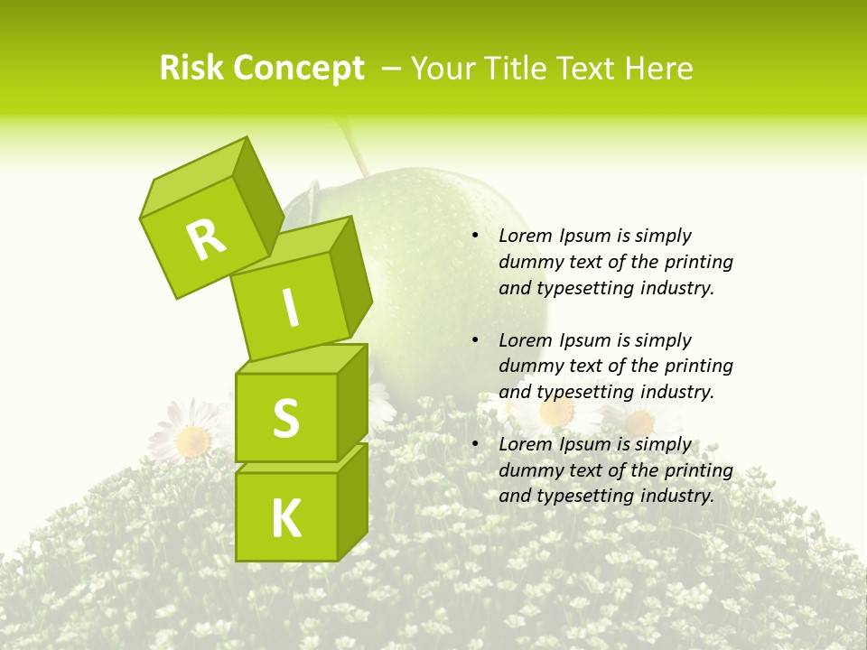 Vein Fruit Single PowerPoint Template