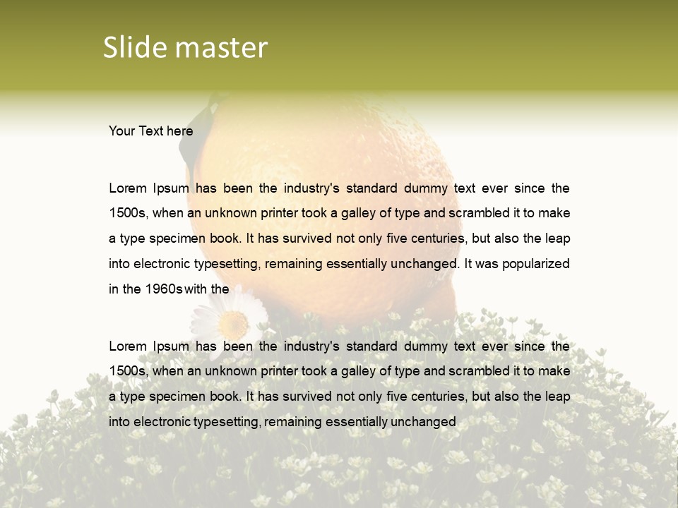 Leaf Fresh Diet PowerPoint Template