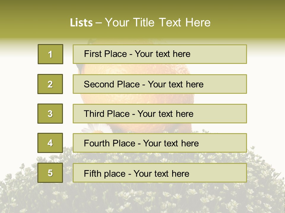Leaf Fresh Diet PowerPoint Template