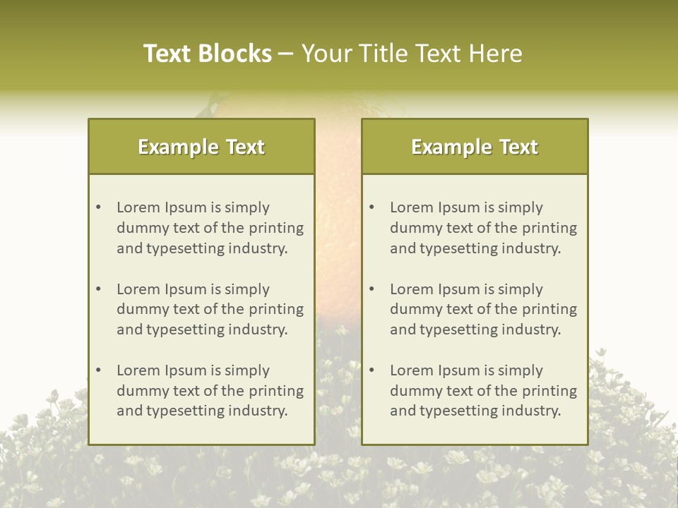 Leaf Fresh Diet PowerPoint Template