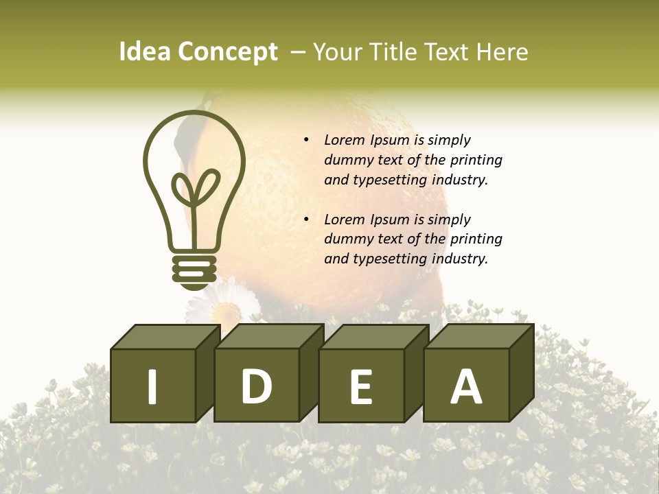 Leaf Fresh Diet PowerPoint Template