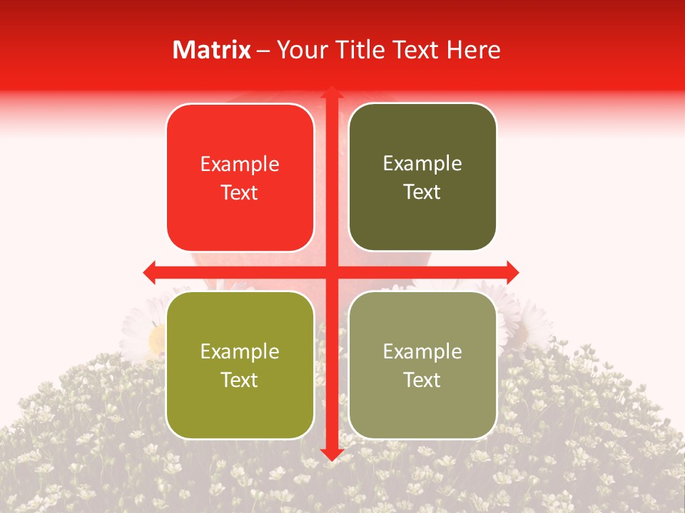 Camomile Juicy Fruit PowerPoint Template