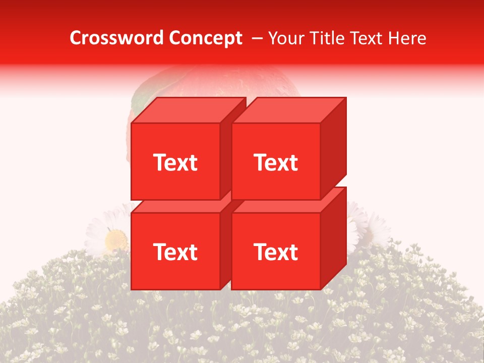 Camomile Juicy Fruit PowerPoint Template