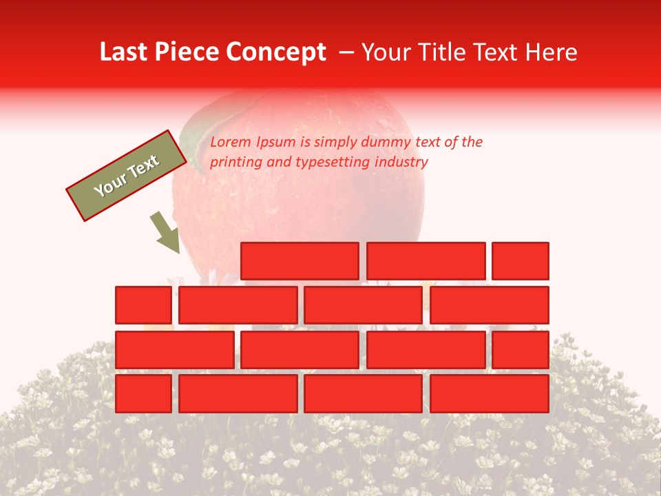 Camomile Juicy Fruit PowerPoint Template