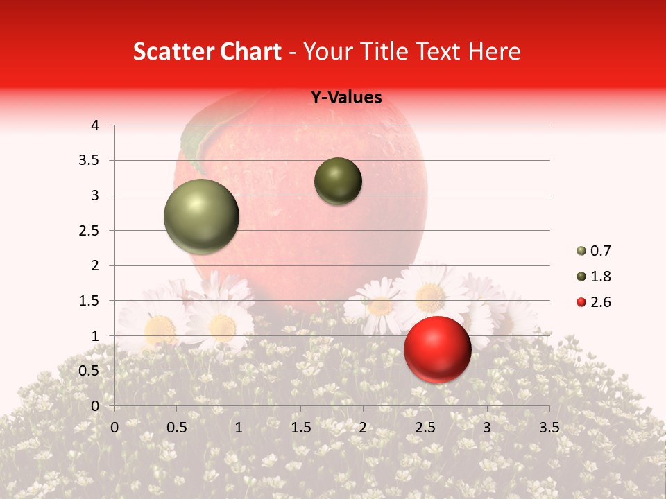 Camomile Juicy Fruit PowerPoint Template