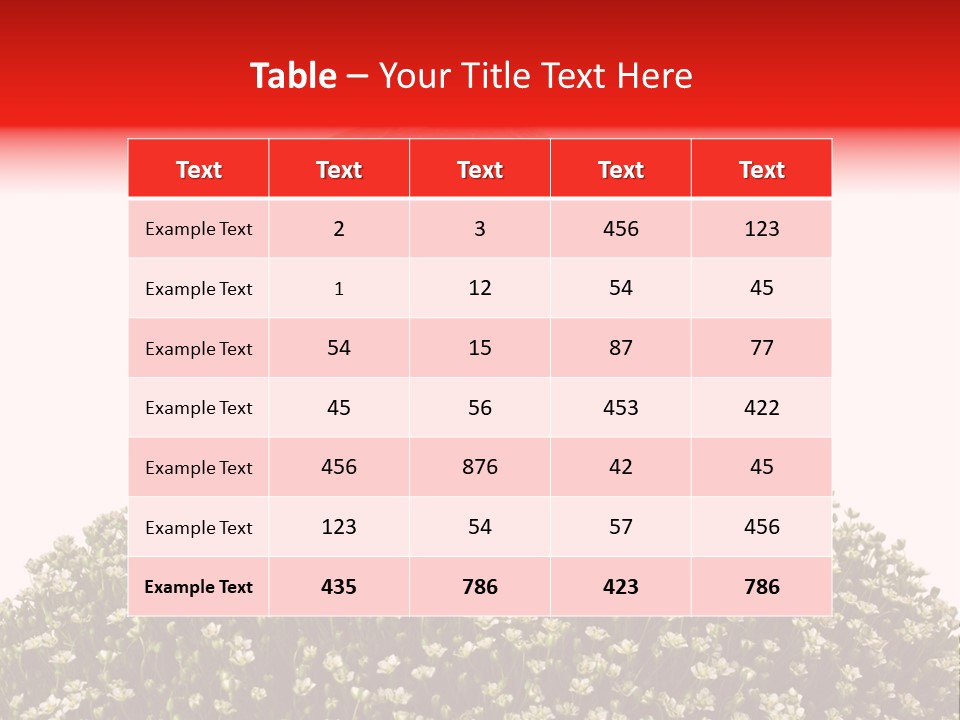 Camomile Juicy Fruit PowerPoint Template