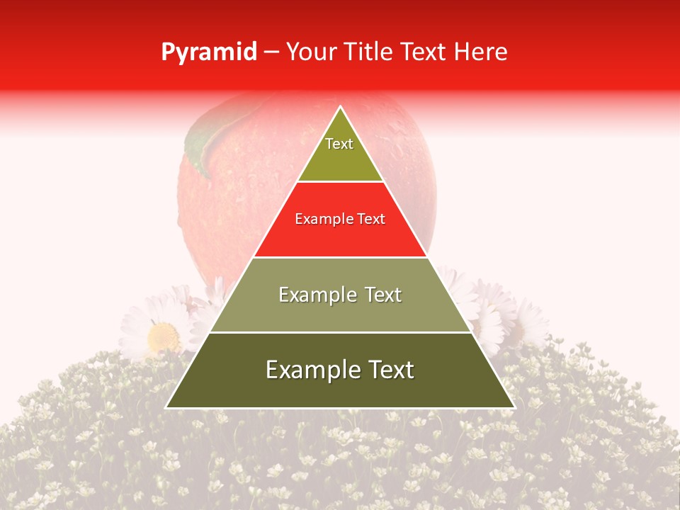 Camomile Juicy Fruit PowerPoint Template