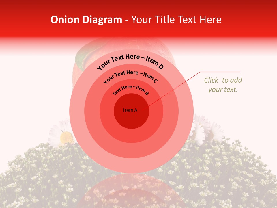 Camomile Juicy Fruit PowerPoint Template