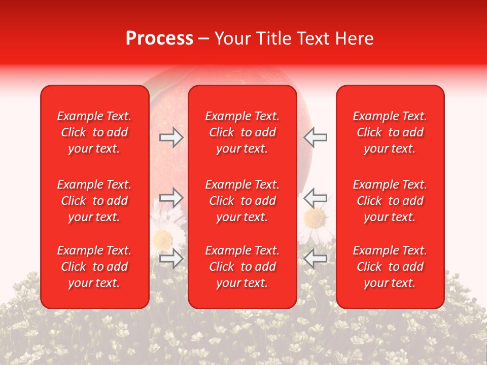 Camomile Juicy Fruit PowerPoint Template