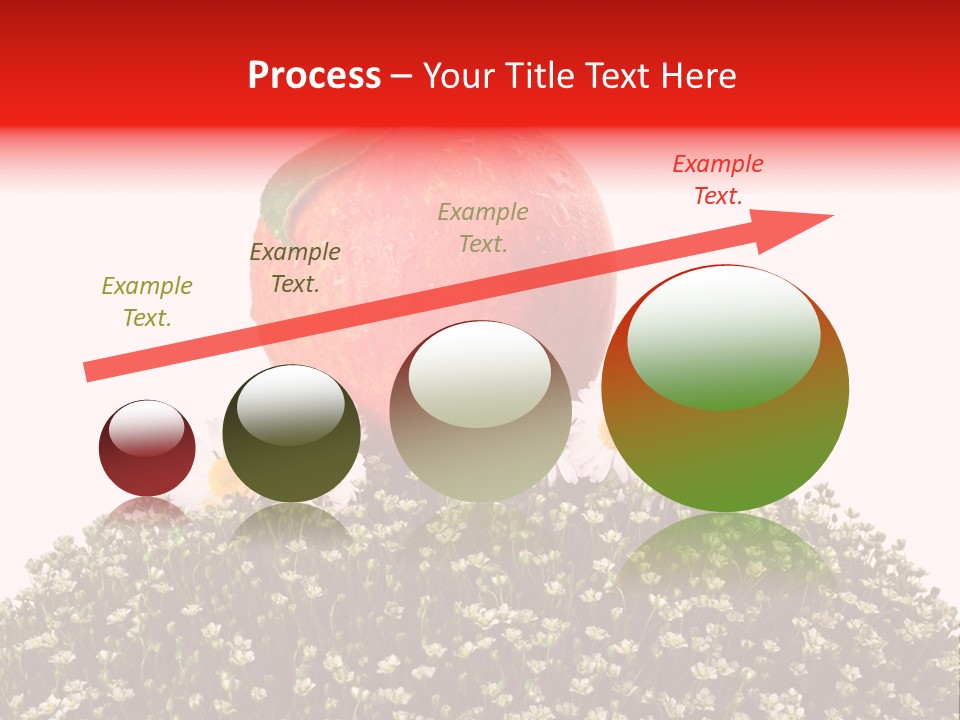 Camomile Juicy Fruit PowerPoint Template