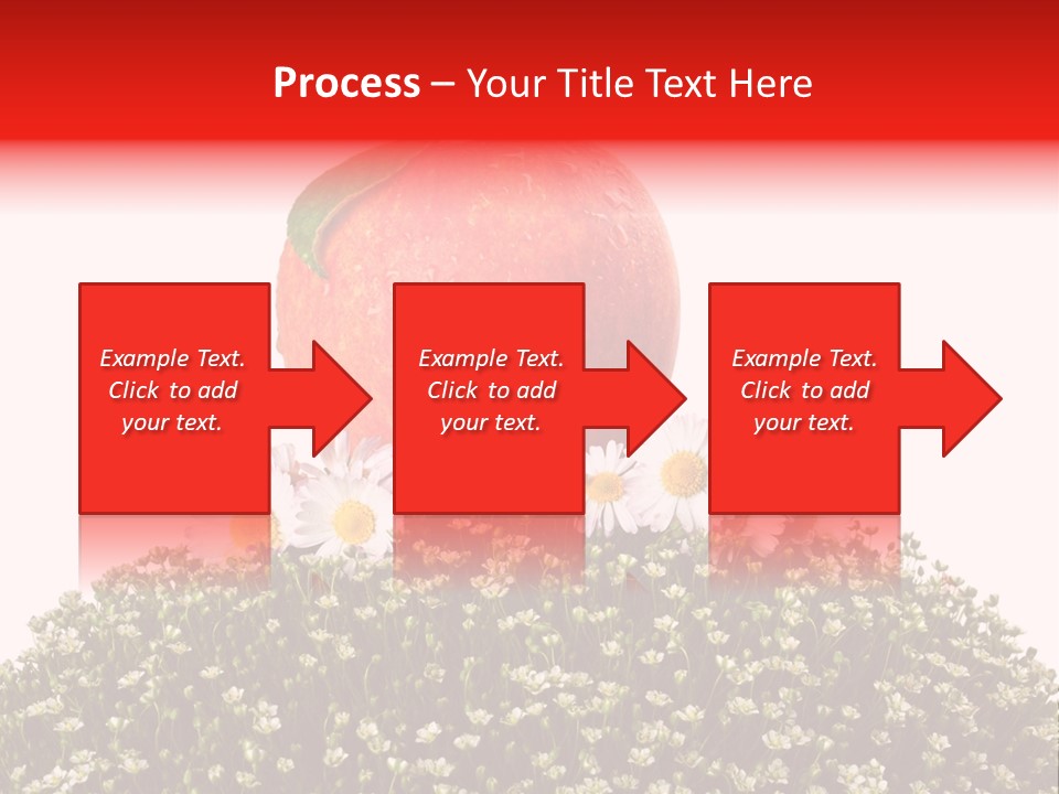 Camomile Juicy Fruit PowerPoint Template