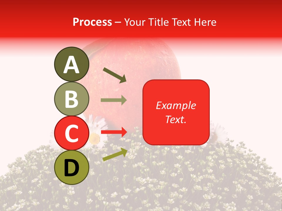 Camomile Juicy Fruit PowerPoint Template