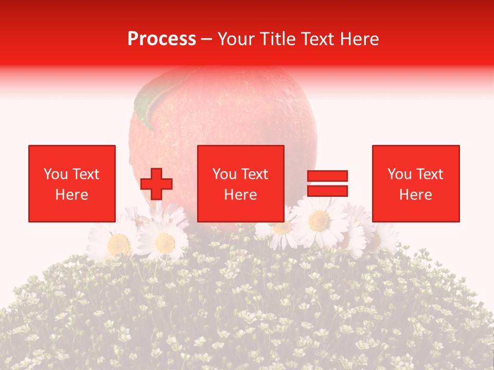 Camomile Juicy Fruit PowerPoint Template