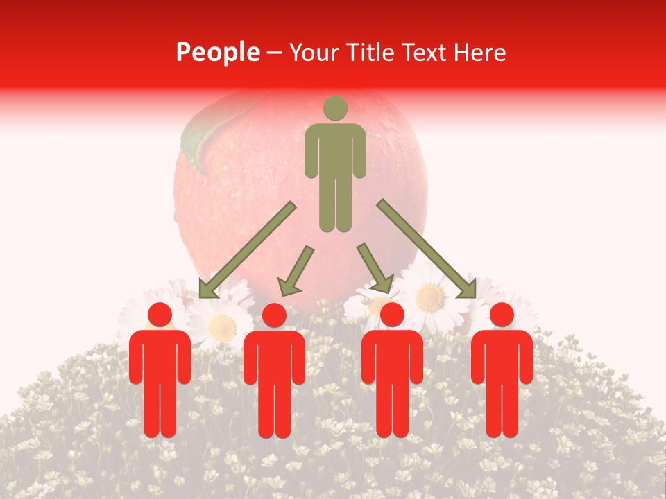 Camomile Juicy Fruit PowerPoint Template