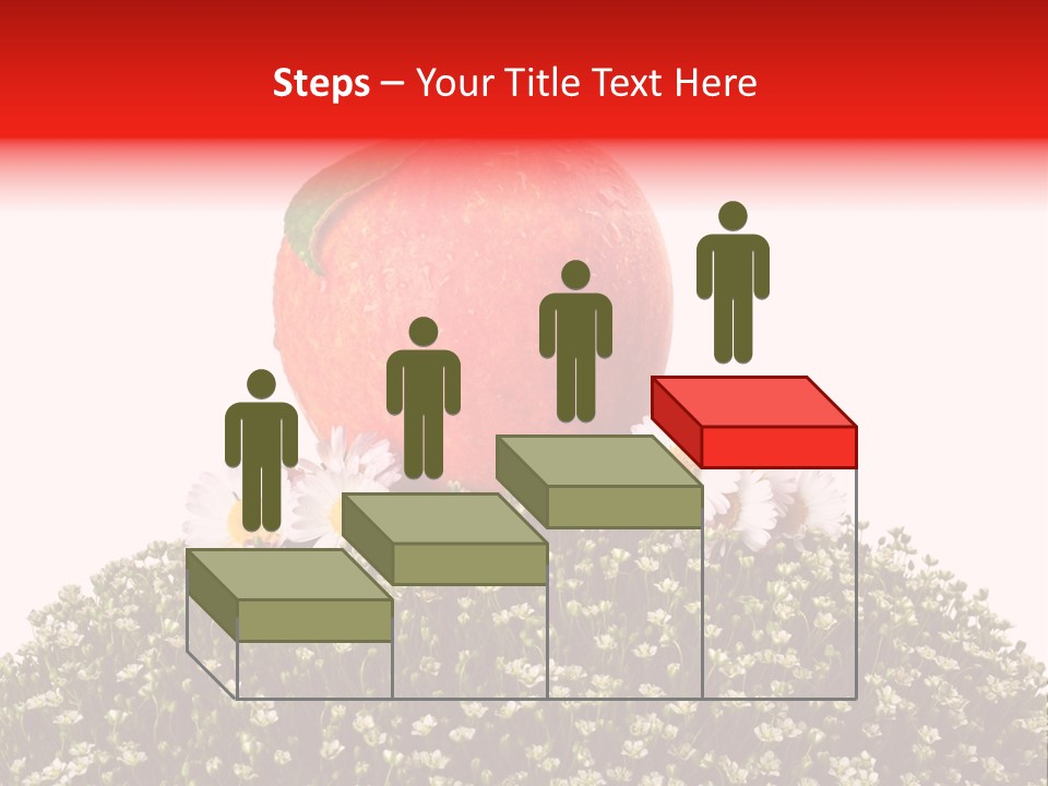 Camomile Juicy Fruit PowerPoint Template