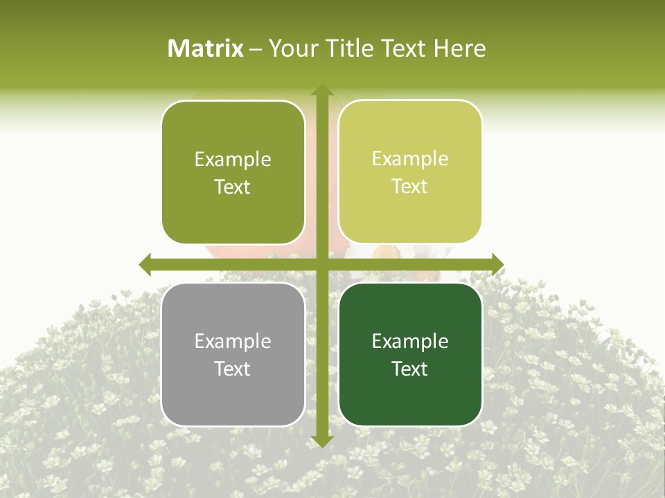 Foliage Drop Still PowerPoint Template