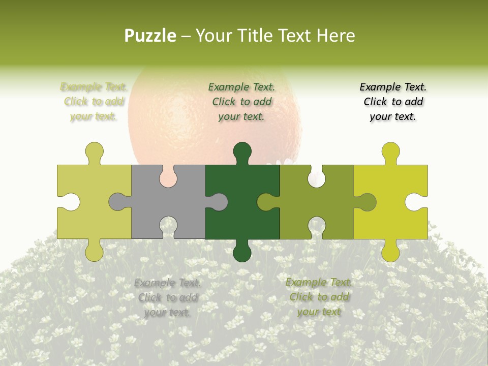 Foliage Drop Still PowerPoint Template