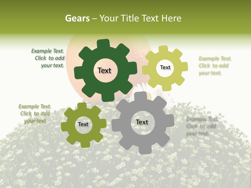 Foliage Drop Still PowerPoint Template