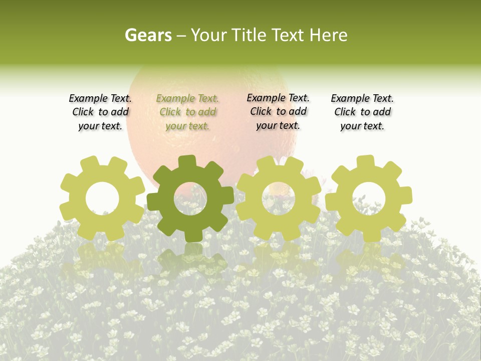 Foliage Drop Still PowerPoint Template