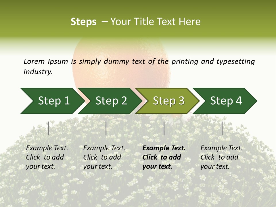 Foliage Drop Still PowerPoint Template