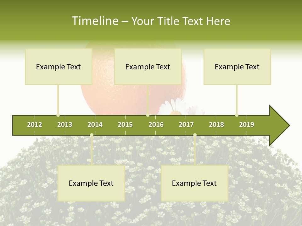 Foliage Drop Still PowerPoint Template
