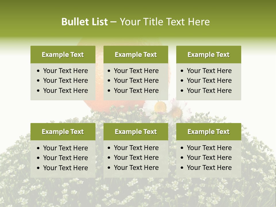 Foliage Drop Still PowerPoint Template