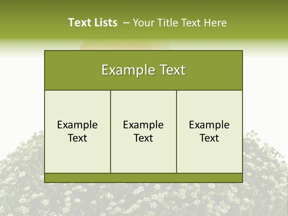 Foliage Drop Still PowerPoint Template