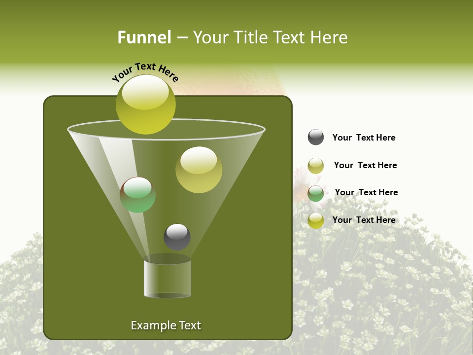 Foliage Drop Still PowerPoint Template