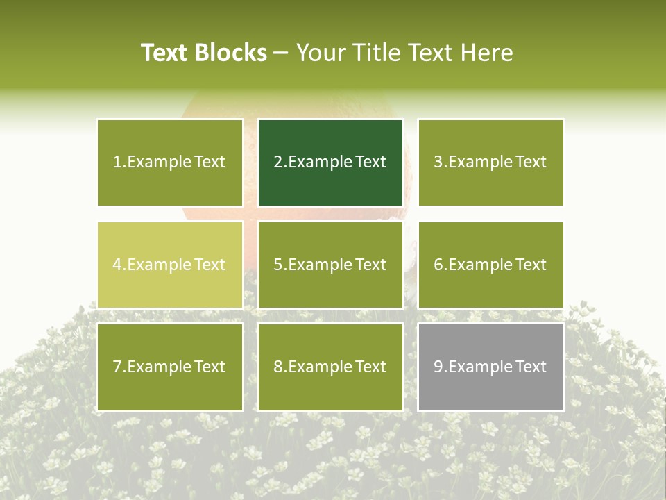 Foliage Drop Still PowerPoint Template