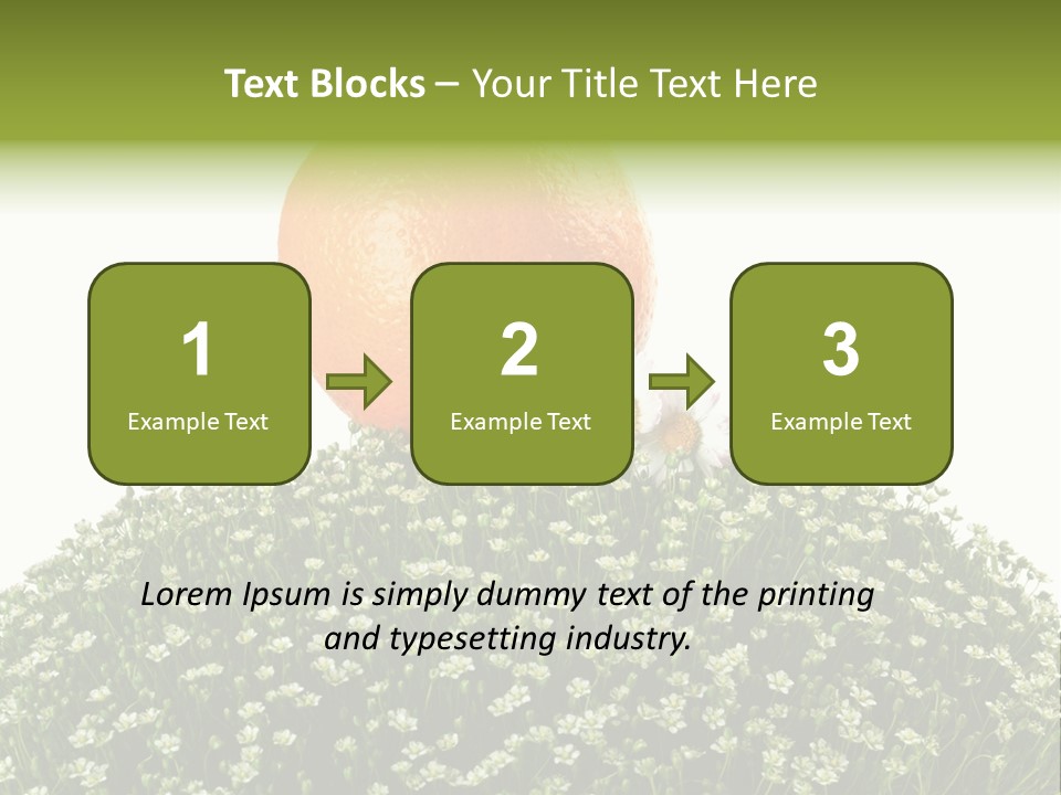 Foliage Drop Still PowerPoint Template