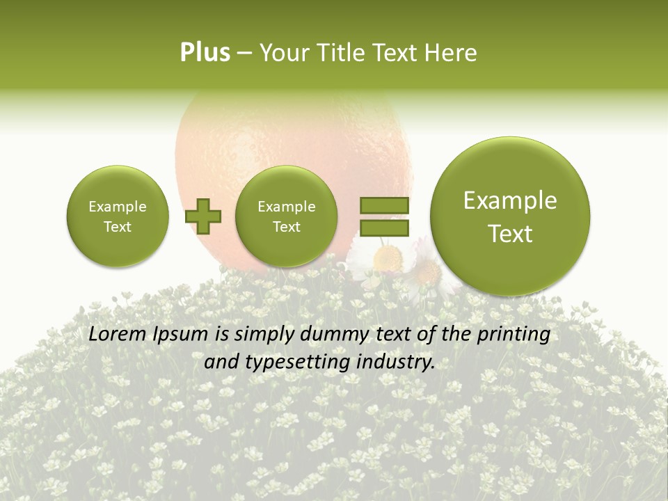 Foliage Drop Still PowerPoint Template