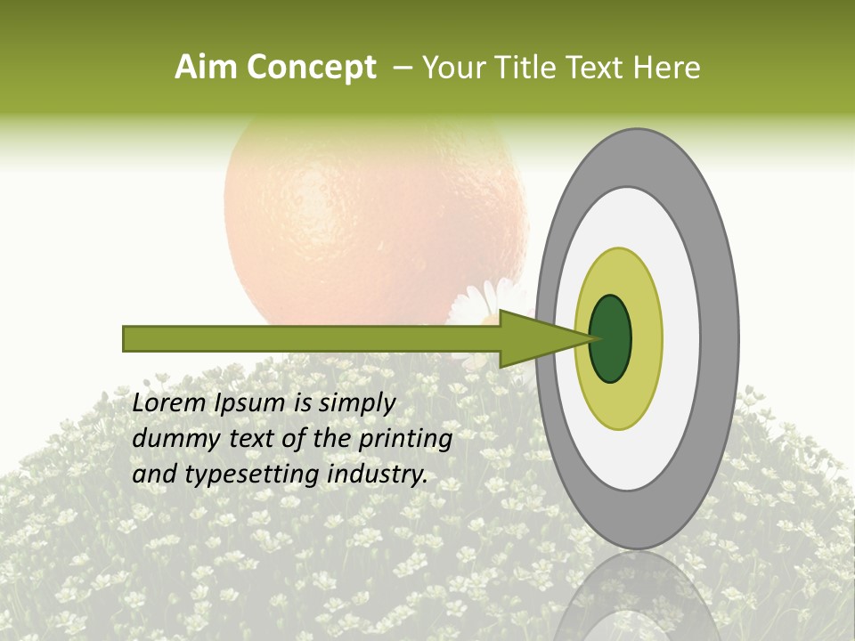 Foliage Drop Still PowerPoint Template