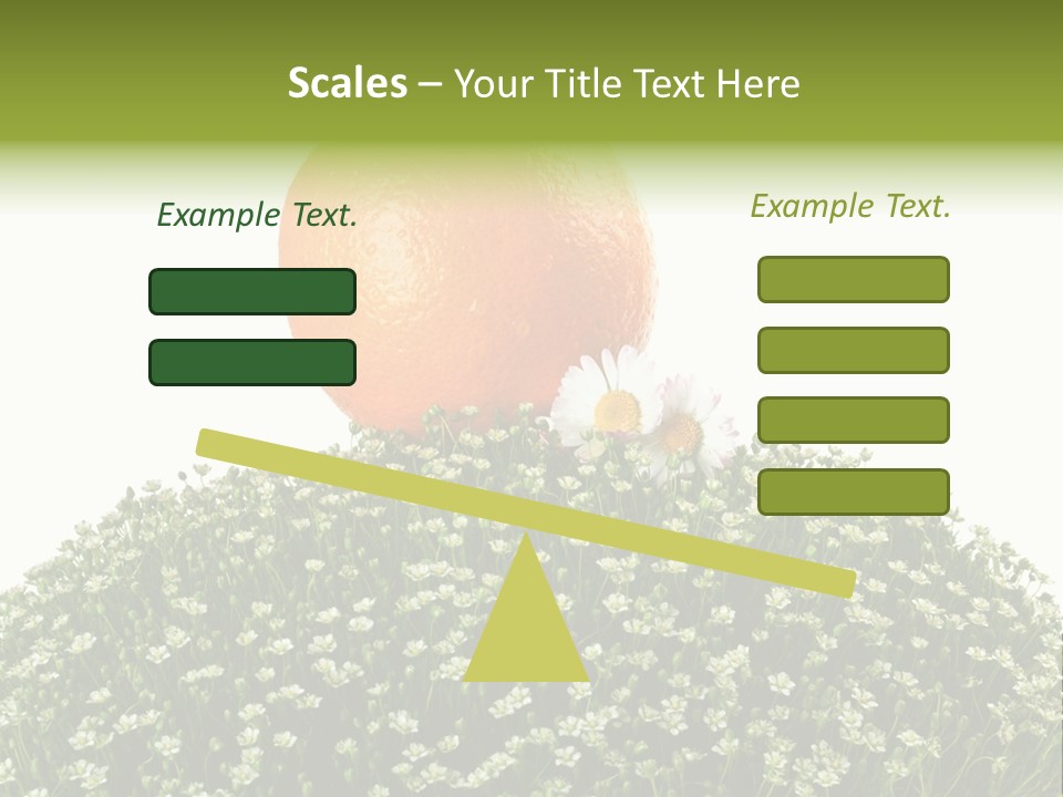 Foliage Drop Still PowerPoint Template