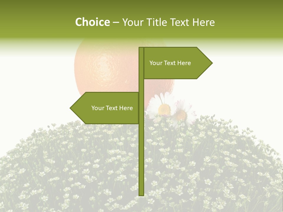 Foliage Drop Still PowerPoint Template