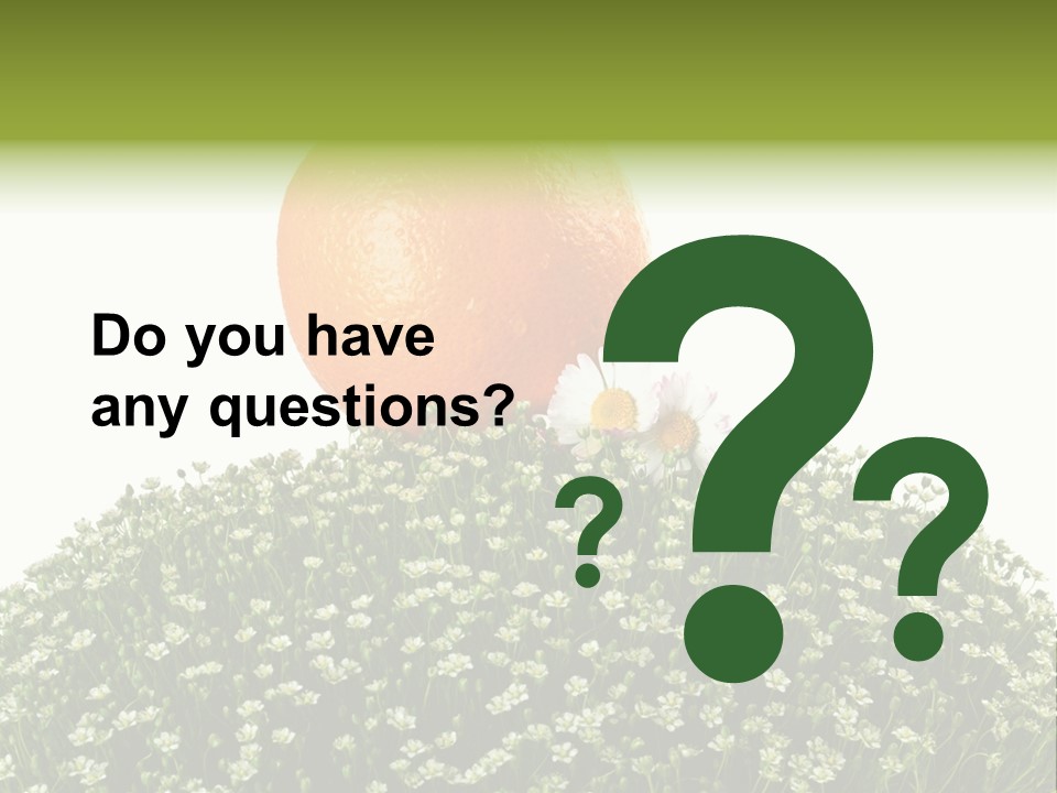 Foliage Drop Still PowerPoint Template