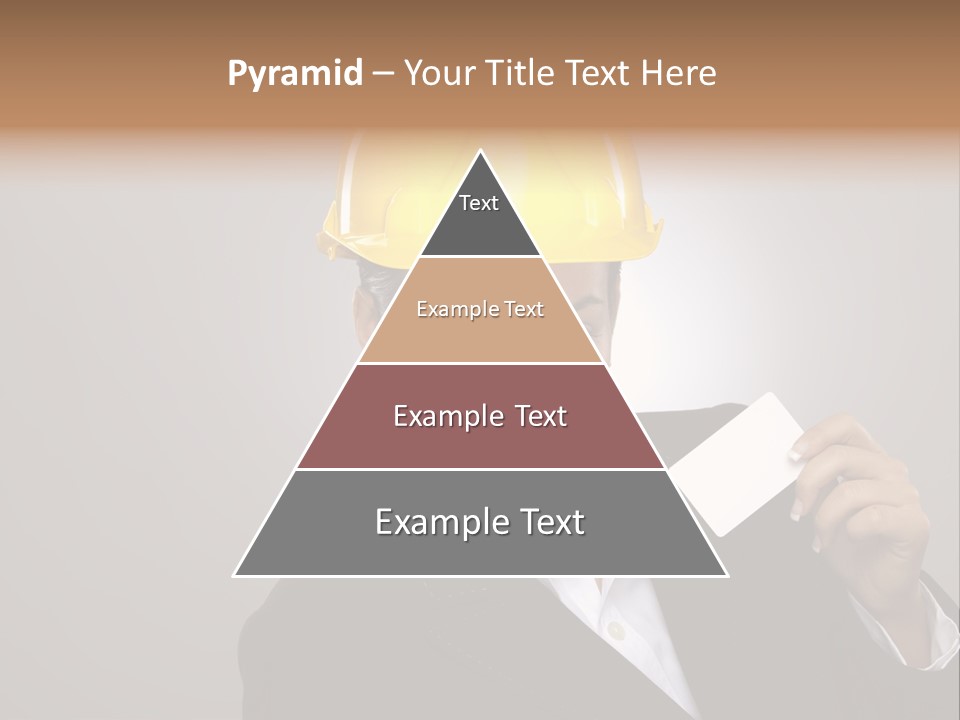 Office Businesswoman Copy PowerPoint Template