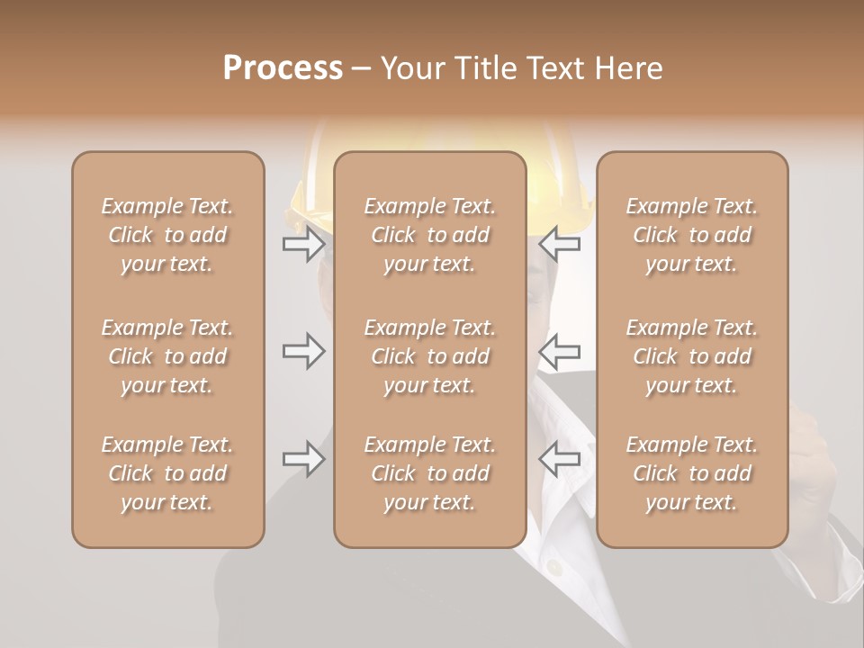 Office Businesswoman Copy PowerPoint Template
