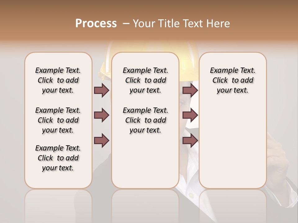 Office Businesswoman Copy PowerPoint Template