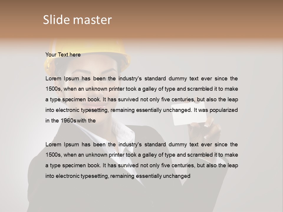 Executive Copy Human PowerPoint Template