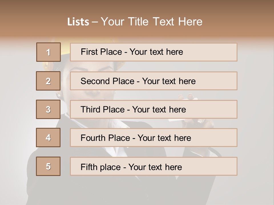 Executive Copy Human PowerPoint Template