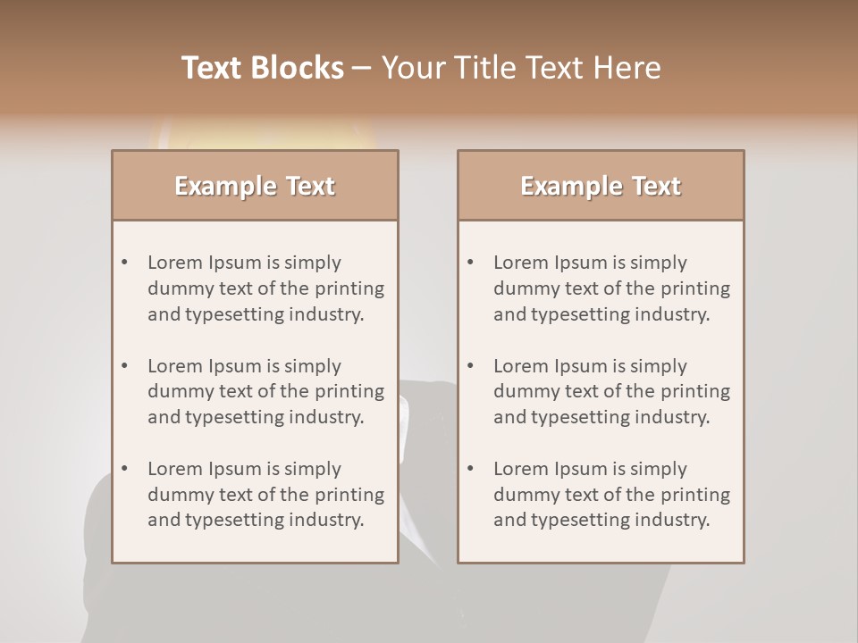 Executive Copy Human PowerPoint Template