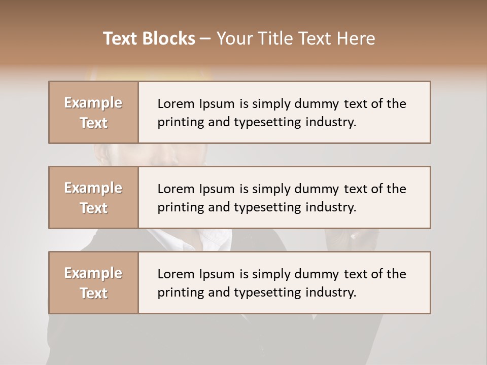 Executive Copy Human PowerPoint Template