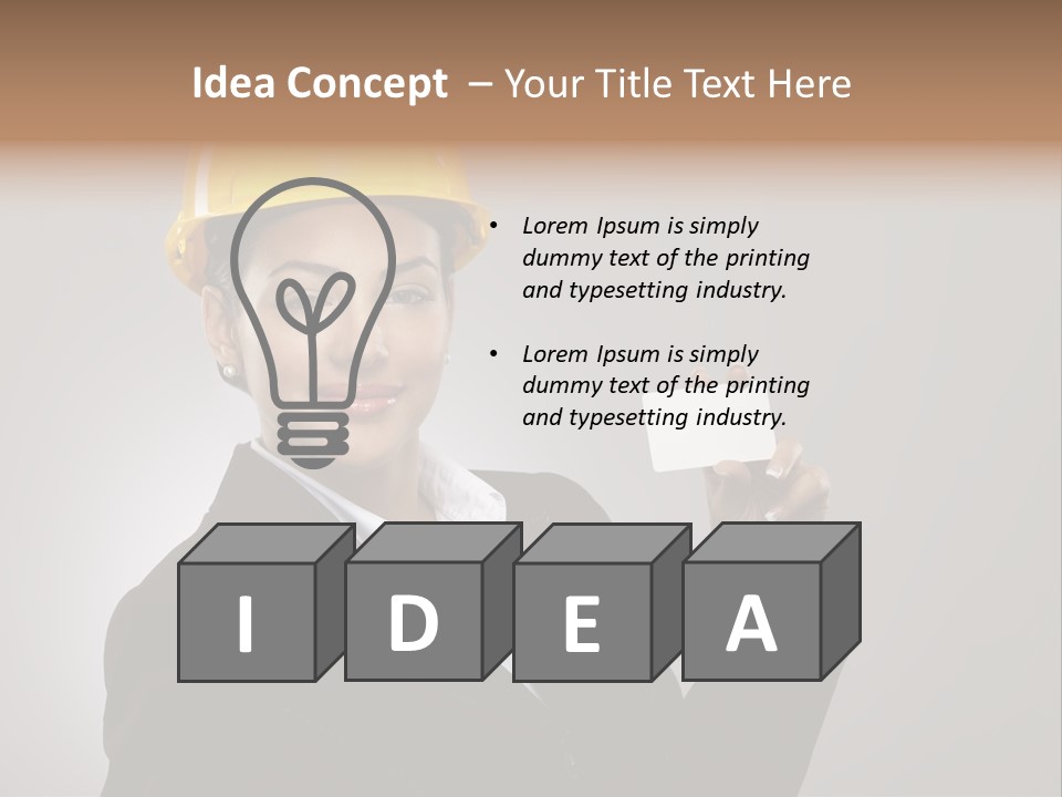 Executive Copy Human PowerPoint Template