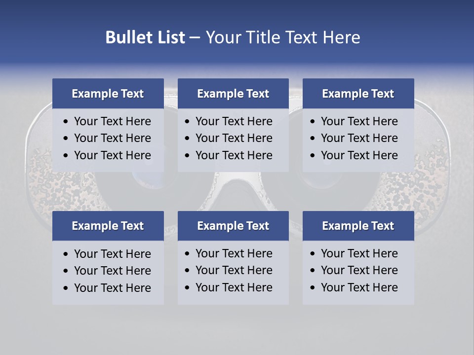Zoom Optical View PowerPoint Template