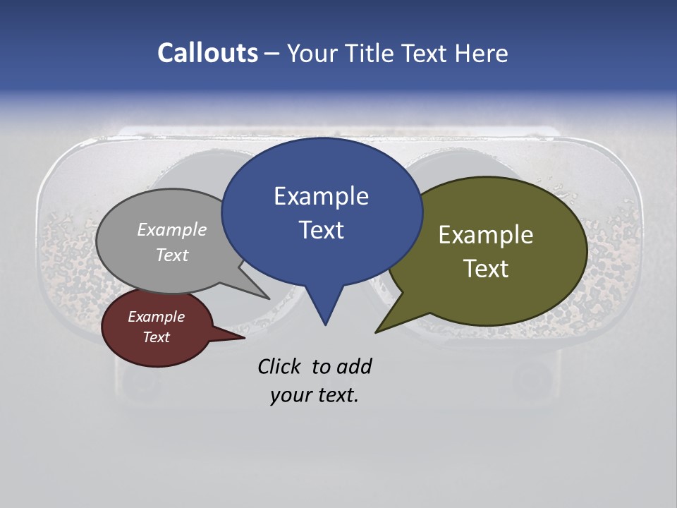 Zoom Optical View PowerPoint Template