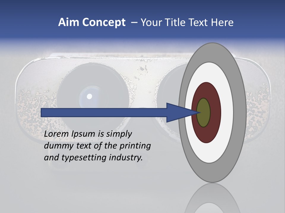 Zoom Optical View PowerPoint Template