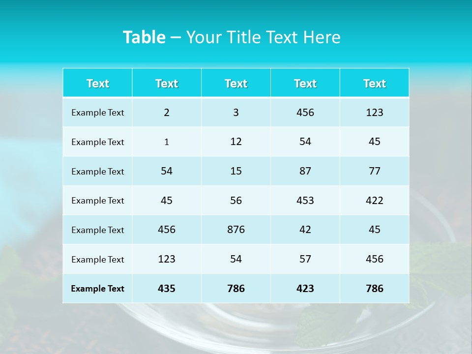 Brightly Glass Lit PowerPoint Template